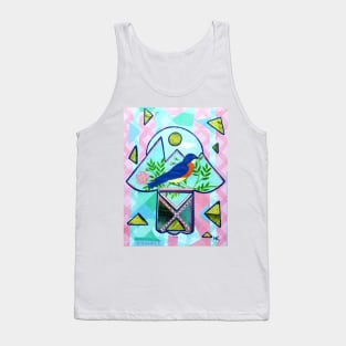 BLUEBIRD OF HAPPINESS HAMSA by Harriette Knight Tank Top